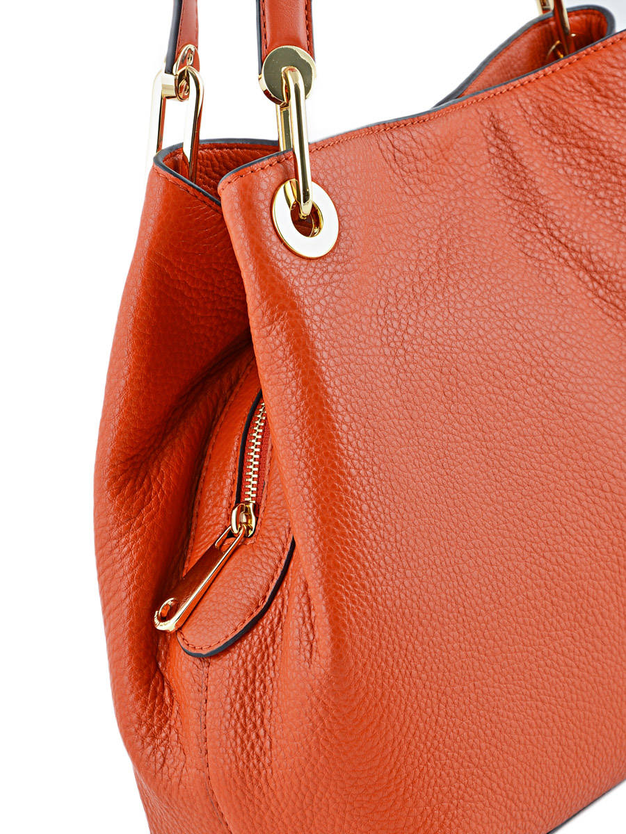 michael kors shopper orange