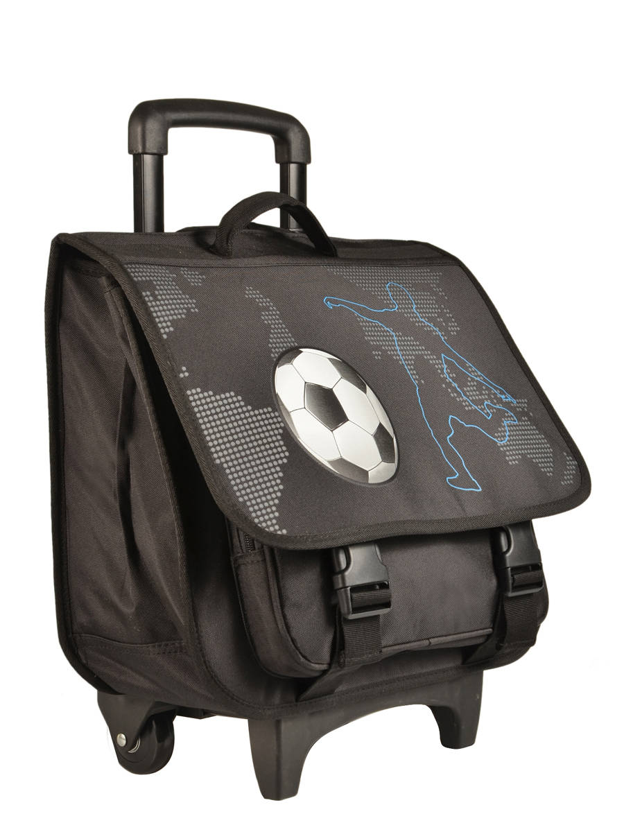 cartable foot a roulette