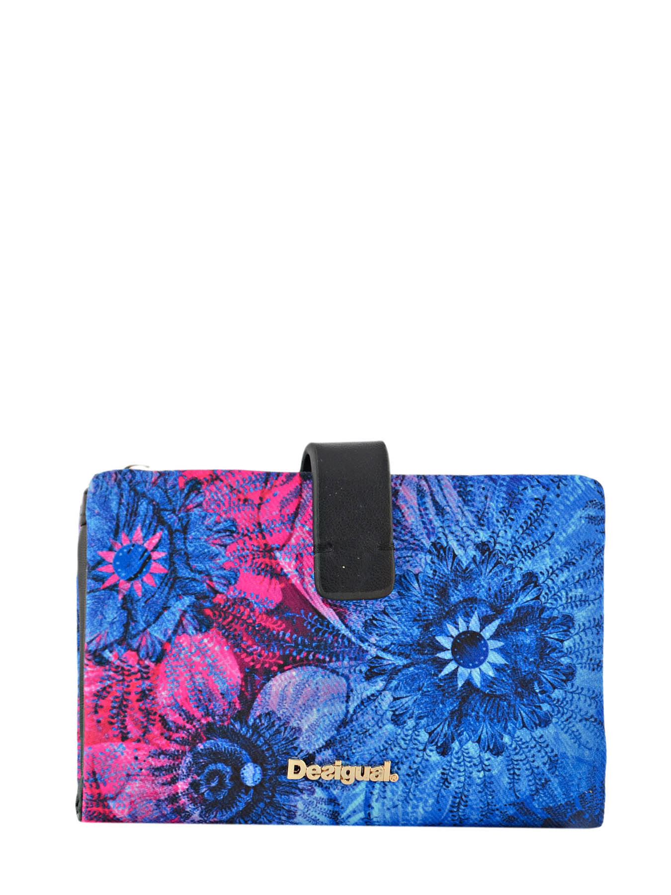 Portefeuille Desigual Carlin navy en vente au meilleur prix