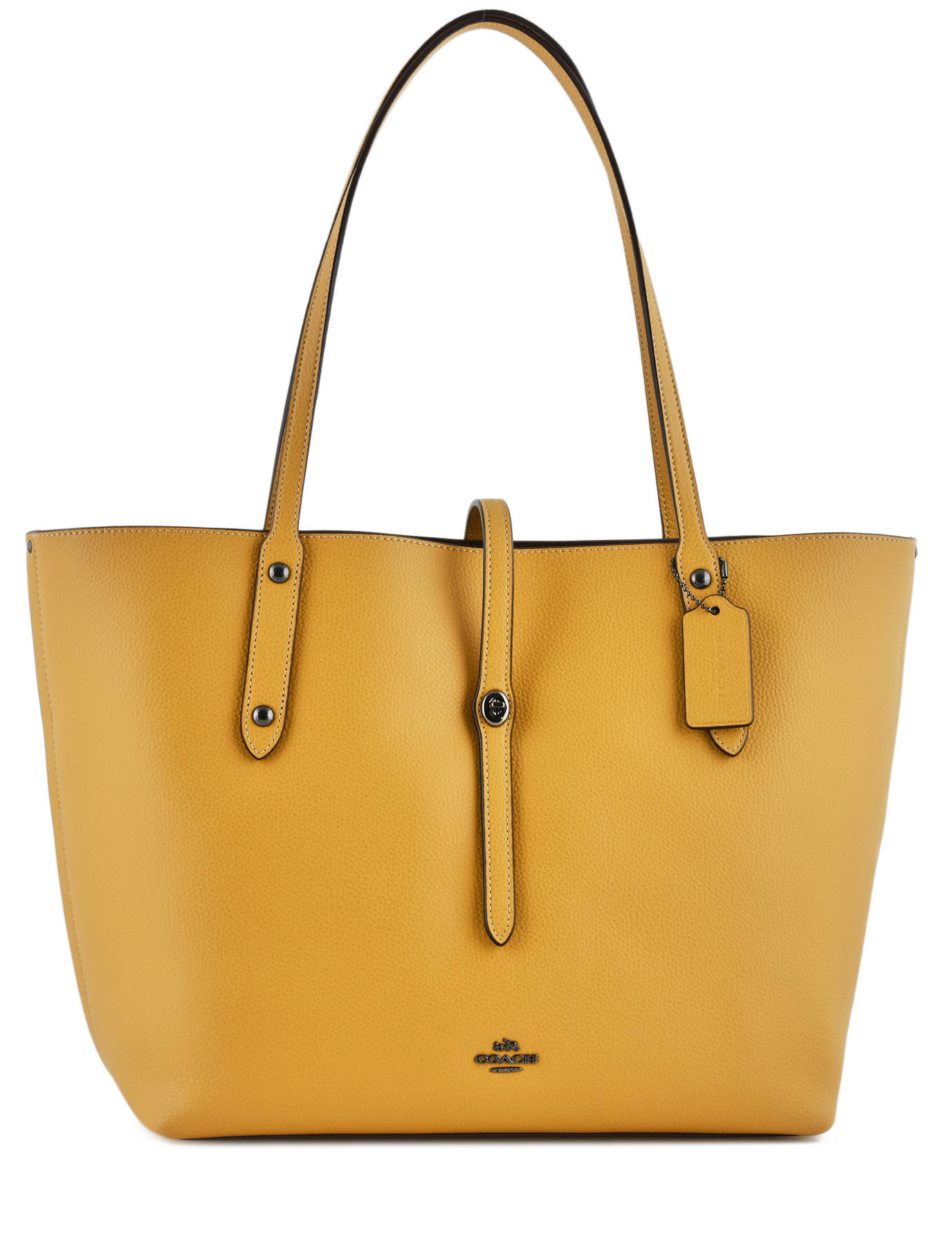 Coach Shoulder Bag 58849 Best Prices Shoulder Bag Market Tote Leather Coach Yellow 58849