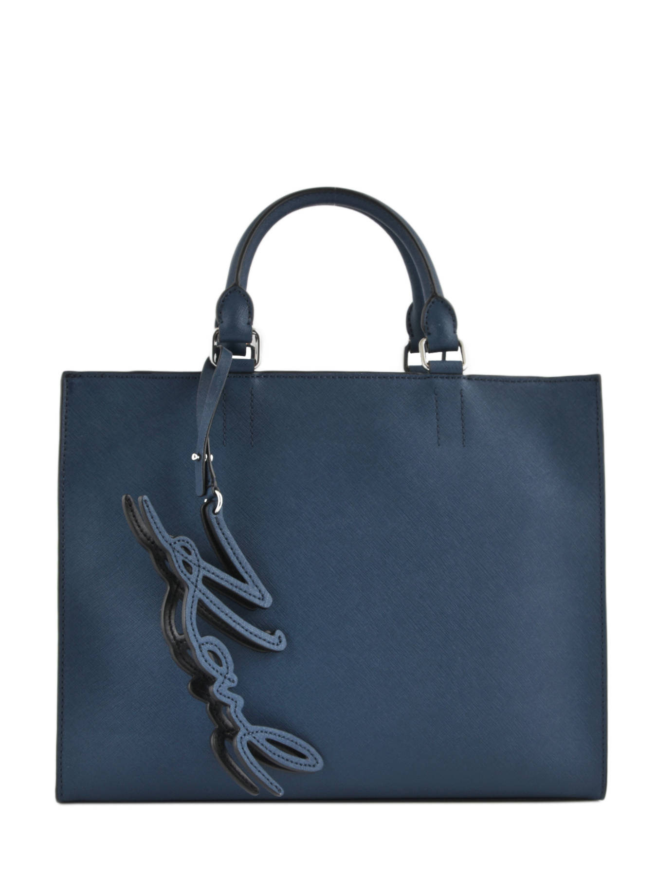 Karl Lagerfeld Tote 81kw3051 Free Shipping Available Ping Bag K Signature Essential Leather Karl Lagerfeld Blue 81kw3051