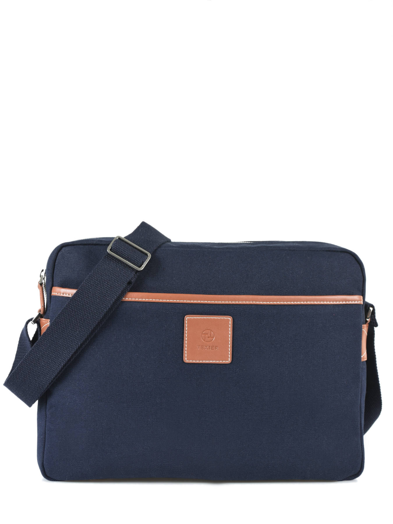 Texier Messenger Bag 42104 On Edisac Messenger Bag Texier Blue Aristide 42104