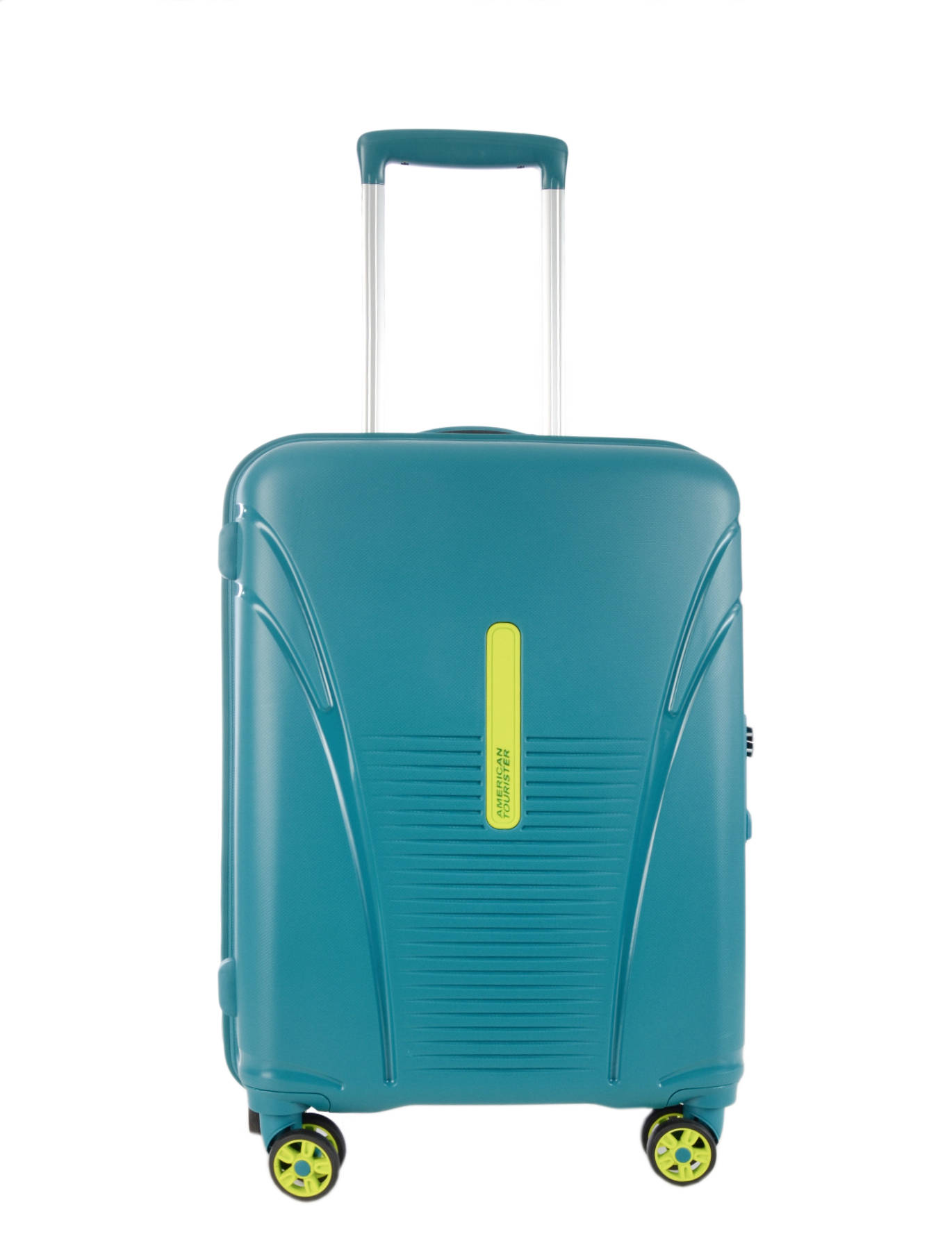 green travel valise cabine