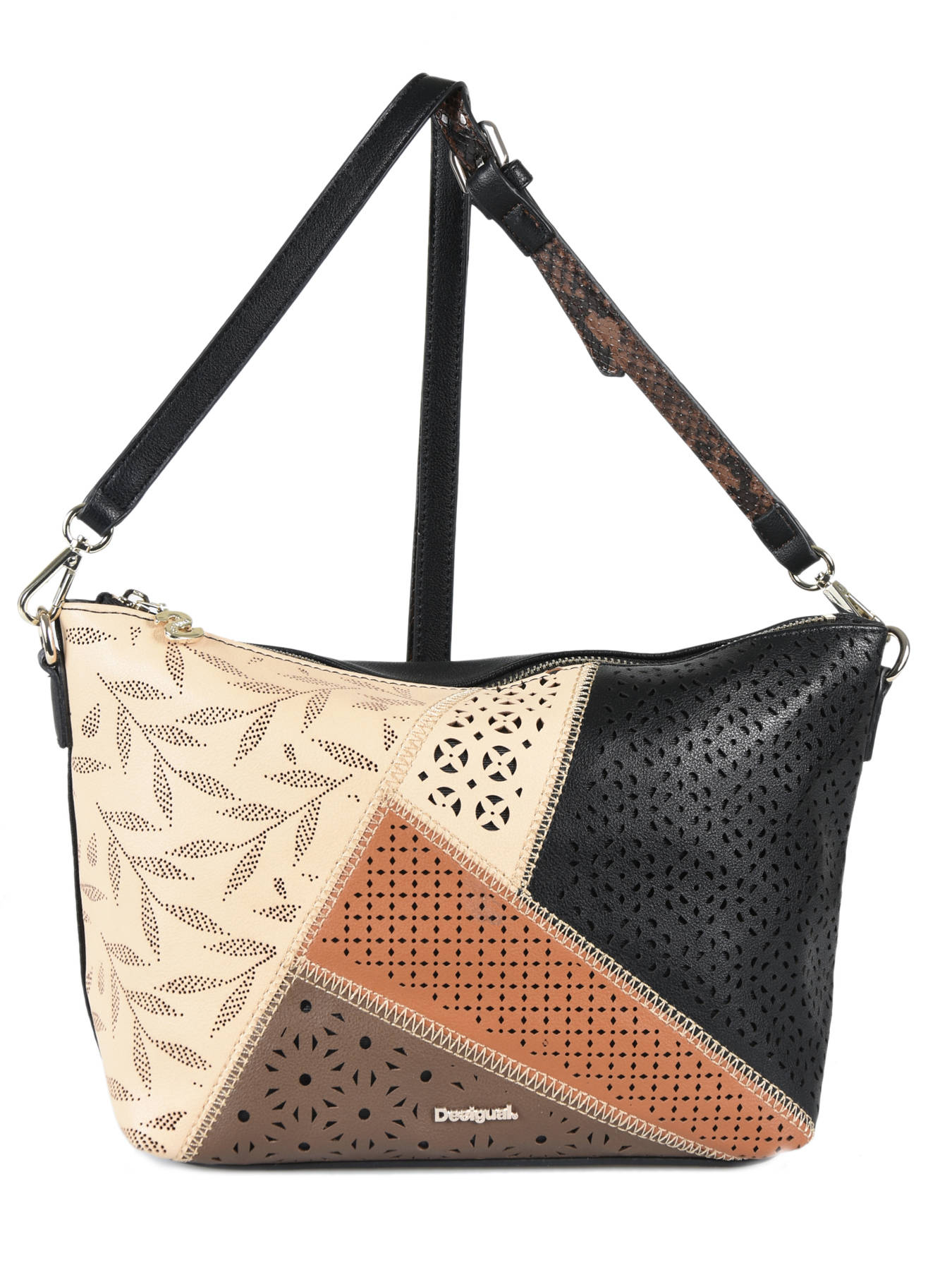 Sac bandoulière Desigual COU.CATANIA marron etnic en vente ...