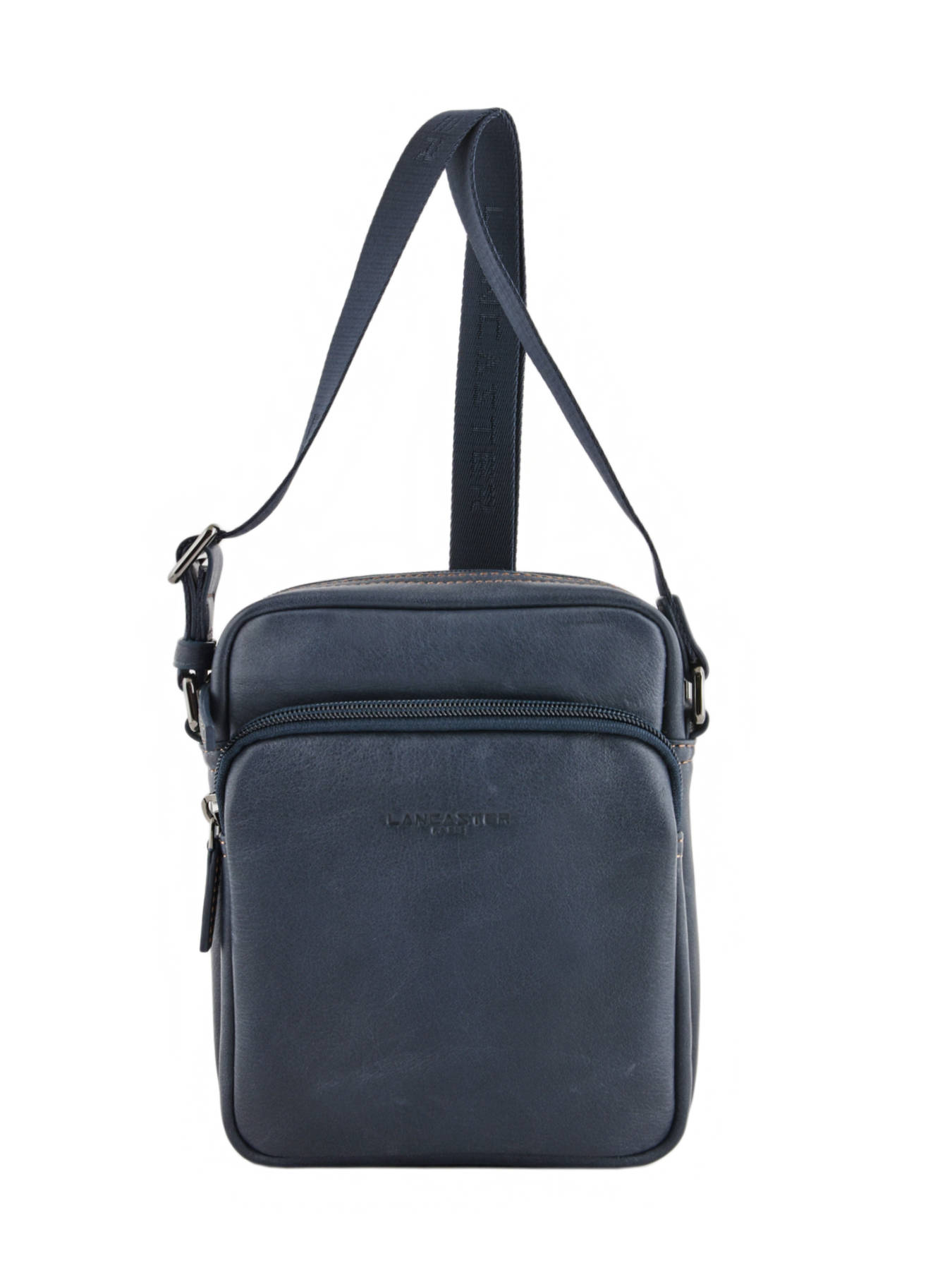Besace, sac bandouli?�re Lancaster 320-10 bleu fonce - livraison gratuite