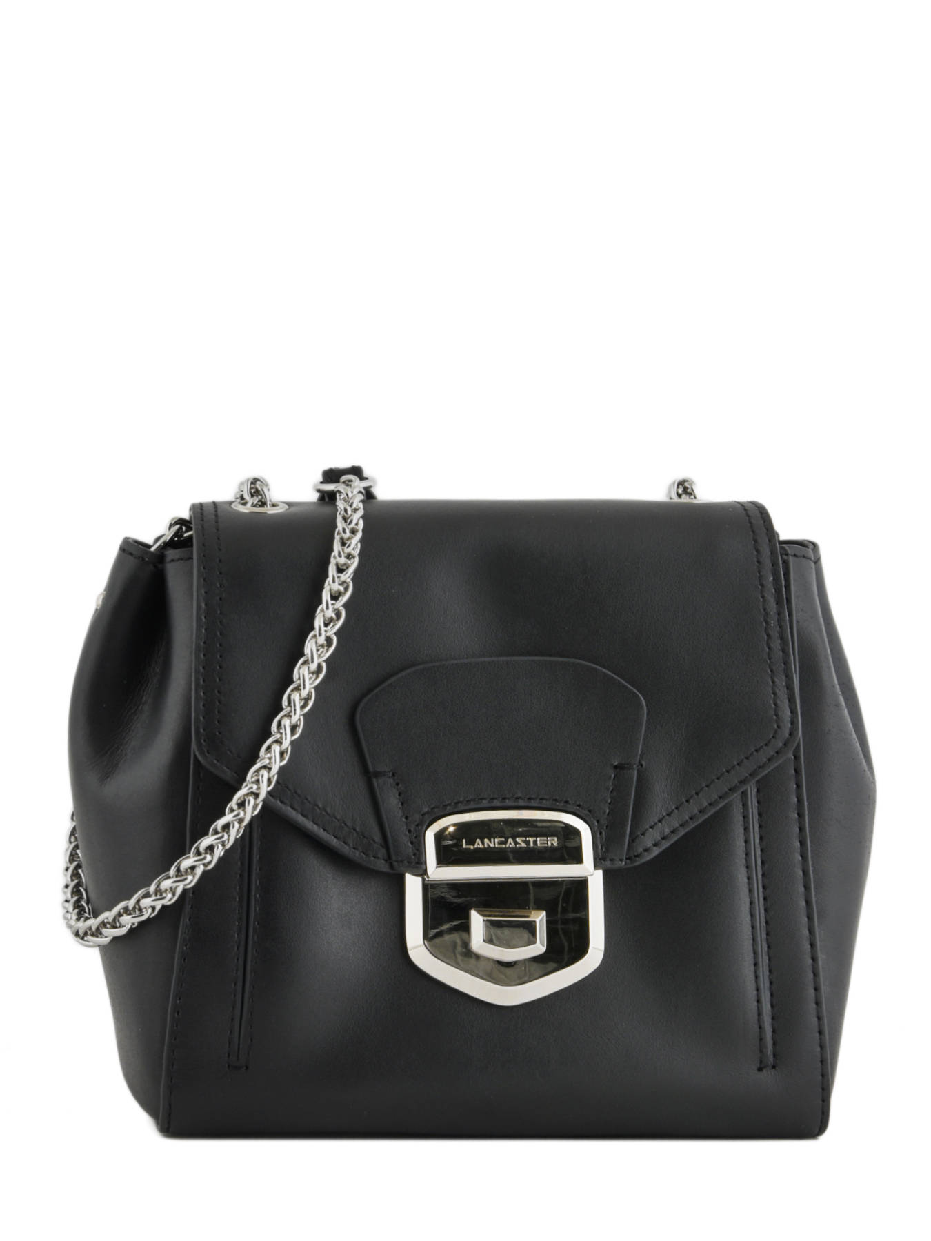 Lancaster Sac BandouliÃ¨re Cuir Camel Femme Sac BandouliÃ¨re Noir