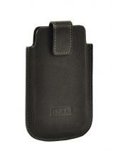 Etui T�l�phone Cuir Texier Noir denver 8597