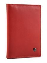 Porte-papiers Cuir Etrier Rouge dakar 200429