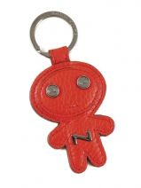 Porte-clefs Cuir Nathan baume Rouge original n 350708N