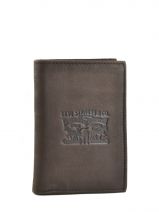 Portefeuille Cuir Levi's Marron clairview 222543-4