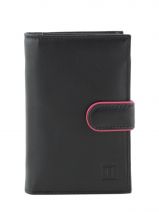 Portefeuille Cuir Hexagona Noir multico 227431