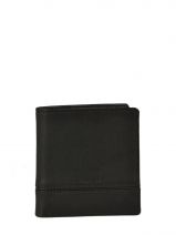 Porte-monnaie Cuir Le tanneur Noir jules TUJ3115