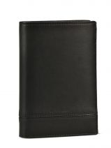 Wallet Leather Le tanneur Black jules TUJ3323