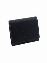 Porte-monnaie Cuir Yves renard Noir foulonne 23808
