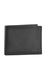 Portefeuille Cuir Petit prix cuir Noir elegance SA908