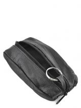 Purse Leather Petit prix cuir Black basic 090-vue-porte