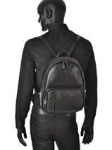 Backpack Francinel Black london city 5071-vue-porte