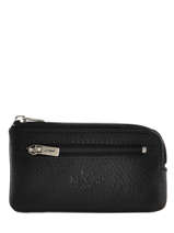 Porte-monnaie Cuir Yves renard Noir foulonne 2310