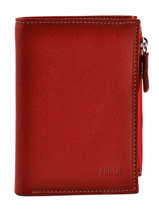 Portefeuille Cuir Petit prix cuir Rouge elegance SA902
