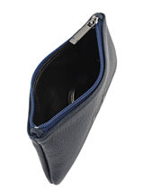 Porte-monnaie Cuir Nathan baume Bleu grained 105N-vue-porte