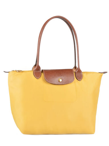 sac longchamp jaune moutarde