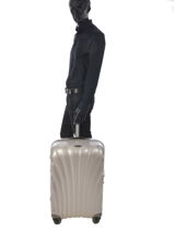 Valise Rigide Cosmolite Samsonite Gris cosmolite V22306-vue-porte