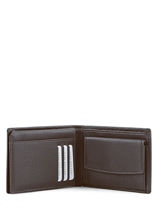 Wallet Leather Yves renard Brown 2376-vue-porte