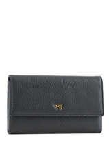 Portefeuille Cuir Yves renard Noir foulonne 29851