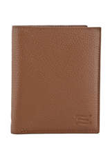 Portefeuille Cuir Crinkles Marron caviar 14126