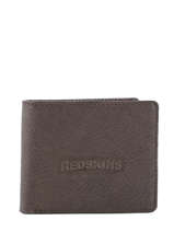 Porte-cartes Cuir Redskins Marron wallet BENITO