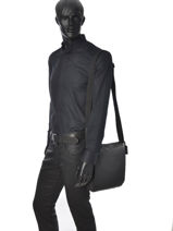 Sac Bandouli�re Leonhard heyden Noir berlin 7368-vue-porte
