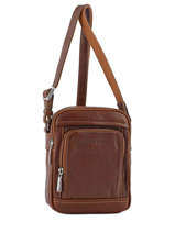 Sac Bandouli�re Arthur et aston Marron jasper 1589-08