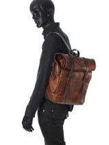 Sac � Dos Chiarugi Marron street 54001-vue-porte