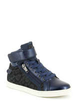 Baskets P-l-d-m Bleu baskets mode 74636