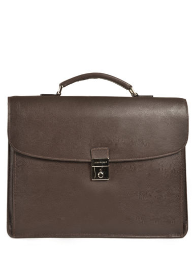 Longchamp Le foulonn� Briefcase Brown