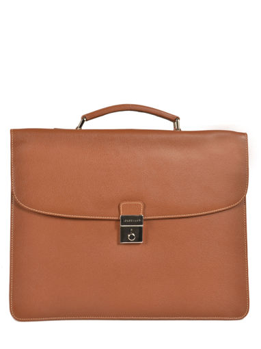 Longchamp Le foulonn� Briefcase Brown