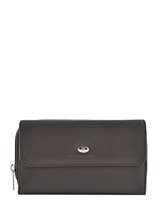 Porte-monnaie Cuir Hexagona Marron granulad 467433