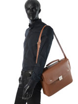 Longchamp Le foulonn� Serviette Marron-vue-porte