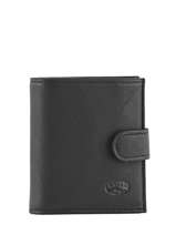 Porte-monnaie Cuir Katana Noir daisy 553035