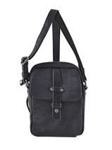 Pochette Homme 2 Compartiments Wylson Noir harbour W8176-3