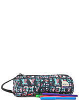Trousse 1 Compartiment Roxy Noir back to school RJAA3325-vue-porte