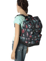 Sac � Dos 1 Compartiment Rip curl Noir las dalias LBPJO4-vue-porte