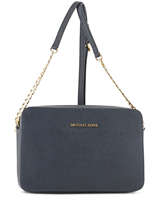 Sac Bandouli�re Jet Set Travel Cuir Michael kors Bleu crossbodies S4GTVC3L