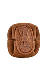 Porte-monnaie Cuir Nat et nin Marron vintage SWEETIE