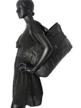 Sac Shopping Totally Royal Cuir Totally Royal Pieces Noir totally royal 17055349-vue-porte