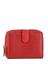 Portefeuille Cuir Katana Rouge daisy 553052