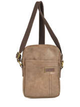 Crossbody Bag Serge blanco Brown meetic goal MEG13002