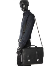 Longchamp Serviette Noir-vue-porte