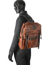 Sac � Dos Chiarugi Marron street 54010-vue-porte