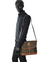 Longchamp Boxford Serviette Marron-vue-porte